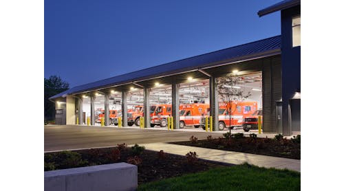 Overhead doors are frequently left open to aid in ventilation, cooling or access with the apparatus bay. This reduces security for the staff, equipment, and building.