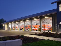 Overhead doors are frequently left open to aid in ventilation, cooling or access with the apparatus bay. This reduces security for the staff, equipment, and building. Overhead doors are frequently left open to aid in ventilation, cooling or access with the apparatus bay. This reduces security for the staff, equipment, and building.