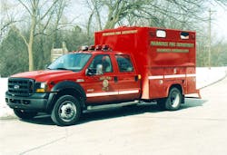 Hazmat 2 is a 2007 Ford F-350 4-door cab with Knapheide utility box. Hazmat 2 is a 2007 Ford F-350 4-door cab with Knapheide utility box.