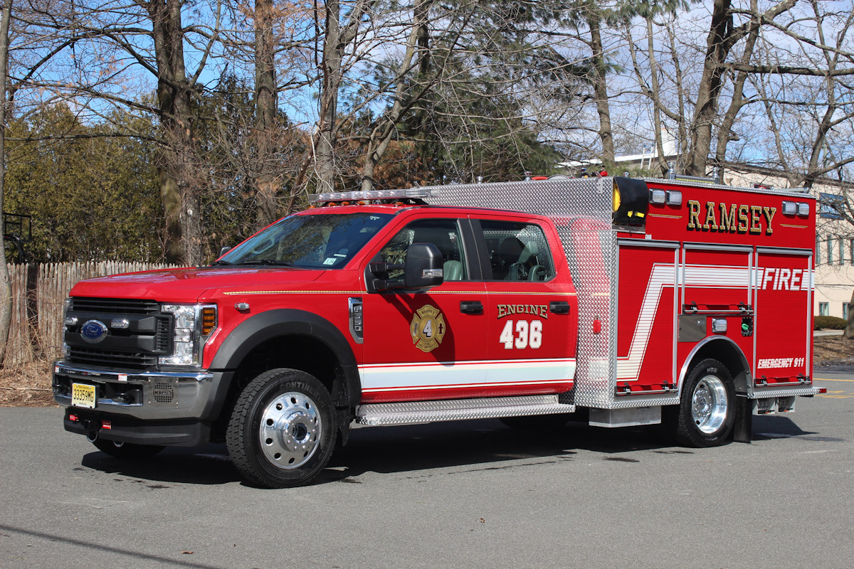 Ramsey, NJ, Fire Dept. Puts MiniPumper, Built by KME, in Service