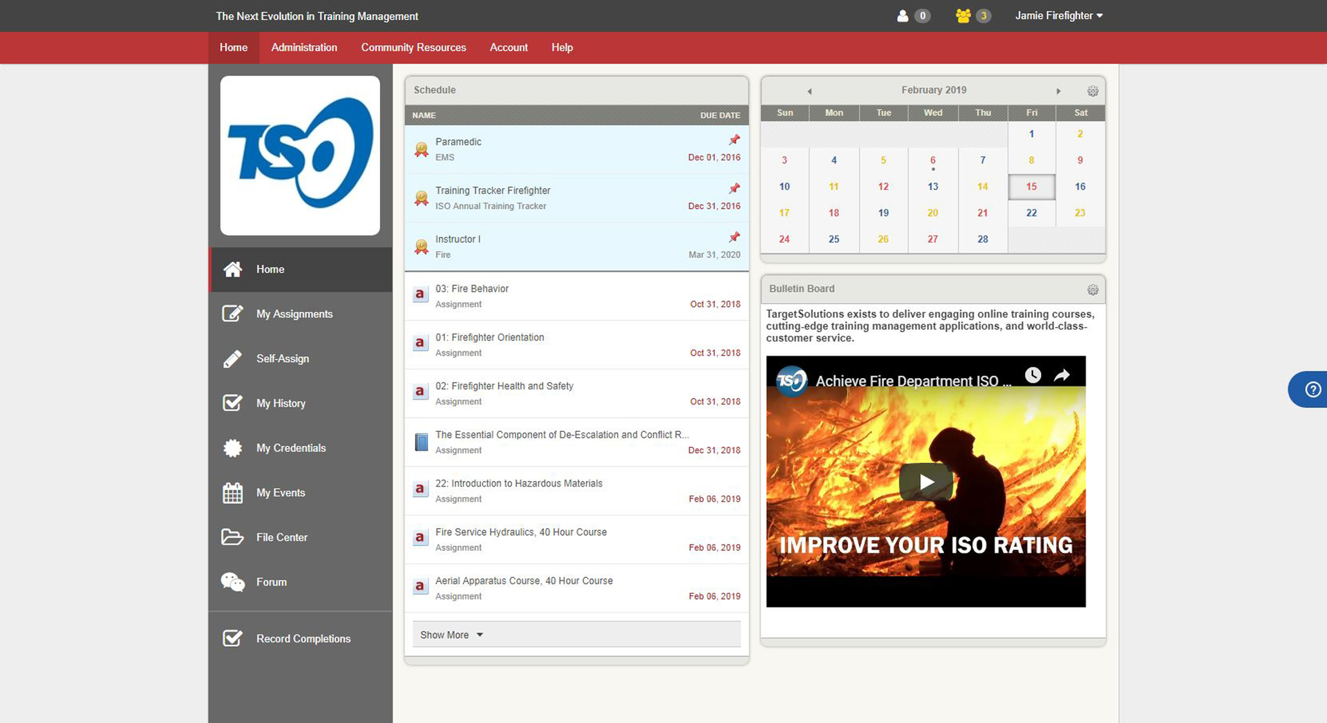 Product Of The Day Target Solutions Fire Department Software 