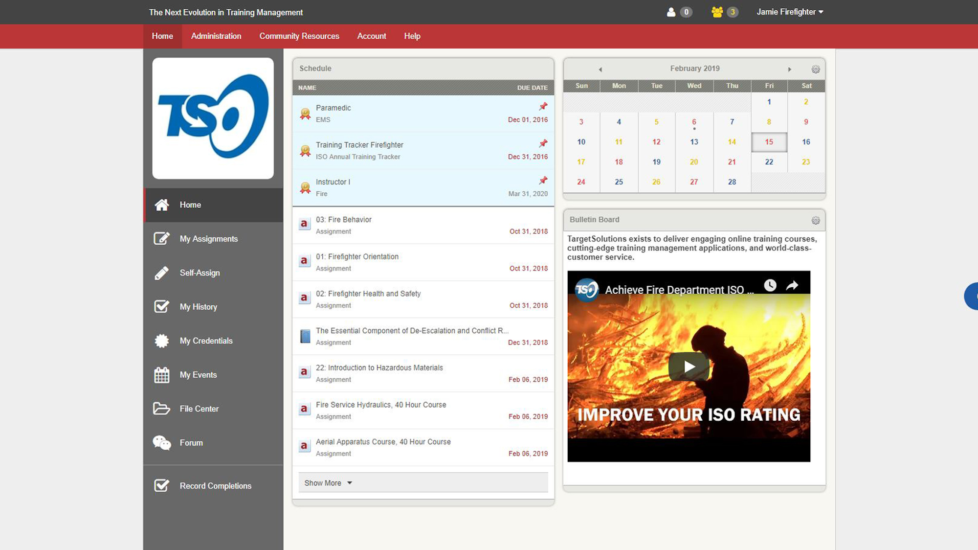 Product of the Day Target Solutions Fire Department Software