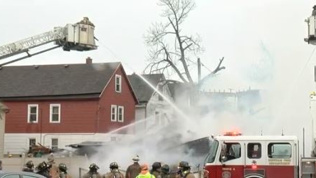 Buffalo Roof Collapse Fire Scne (ny)
