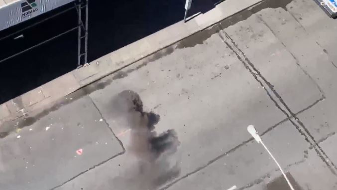 Three FDNY firefighters were hurt following at least two manhole explosions Wednesday in Manhattan.