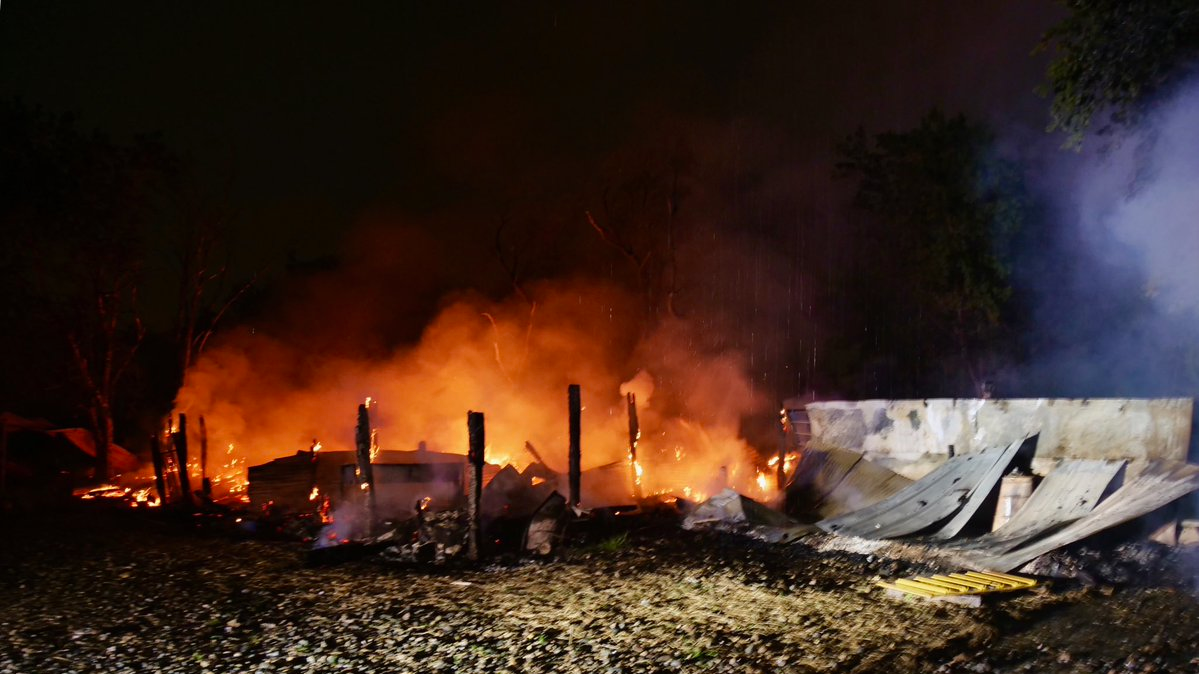 A train carrying ethanol caught fire early Wednesday in Fort Worth, forcing firefighters to evacuate residents.