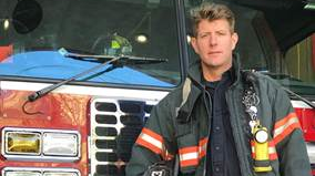 Yonkers, NY, firefighter Kevin Duffy is one of 20 finalists vying for PETA's title of Sexiest Vegan Next Door for 2019.