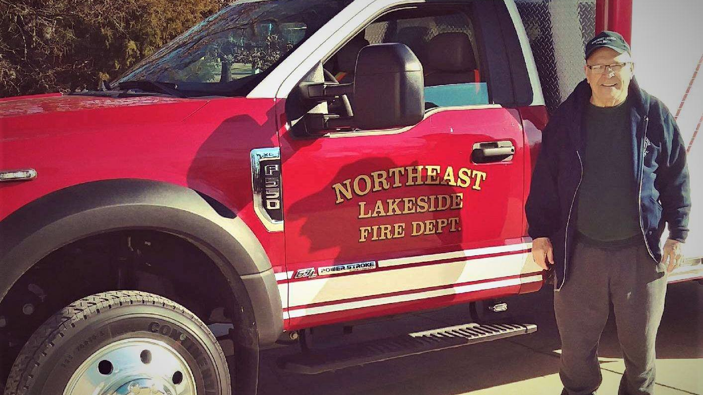 Michael Watkins, a driver and engineer with the Northeast Lakeside, AR, Fire Department.