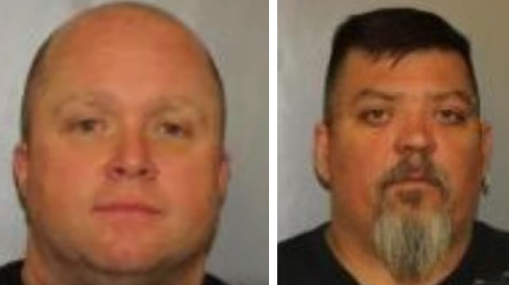 Former Middletown, NY, Lt. Paul Smith (left) and former Mechanicstown firefighter Robert Dunham Jr.