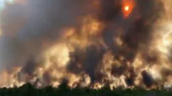 By early Monday, firefighters were able to control a blaze that broke out in Penn State Forest over the weekend.