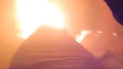 A Stockton, CA, firefighter fell into a waist-deep hole while battling a blaze in a vacant building over the weekend. A Stockton, CA, firefighter fell into a waist-deep hole while battling a blaze in a vacant building over the weekend.