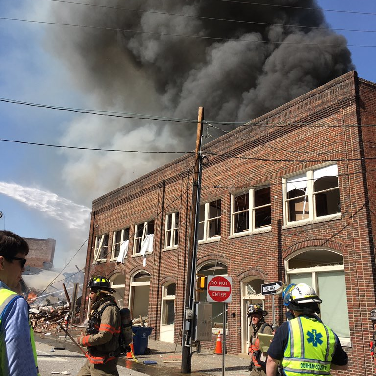 An April 10 gas explosion in downtown Durham, NC, killed one person and injured 25 others, including nine firefighters.
