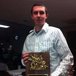 Swansea firefighter Brett Korves. Swansea firefighter Brett Korves.