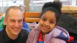 The real payoff for all this work comes at the coat distribution events.