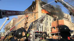 Nearly two dozen FDNY firefighters were injured battling a six-alarm blaze at a Brooklyn apartment building Wednesday.