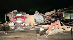 Hamilton Fire Staton Destroyed