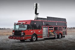 Command Light has recently developed a new light fixture called OctoLight which features eight light heads that can be rotated, elevated and swiveled to put light exactly where it is needed. Command Light has recently developed a new light fixture called OctoLight which features eight light heads that can be rotated, elevated and swiveled to put light exactly where it is needed.