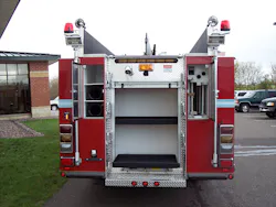 Fire Truck Firefighter Rescue Rig Tool Compartments Design Access ...