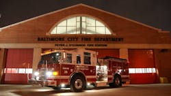 Baltimore C Ity Fire Dept Engine (ma)