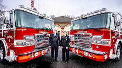 Chief Don Antigiovanni and Stephen Jones both joined the Farmington, CT, Fire Department right from high school in 1969.