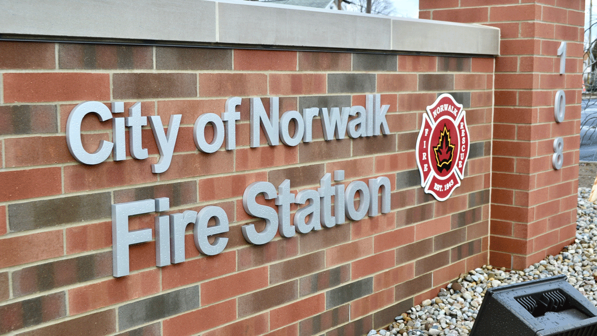 Norwalk Fire Dept Station Sign Oh 5ceffab8ade10