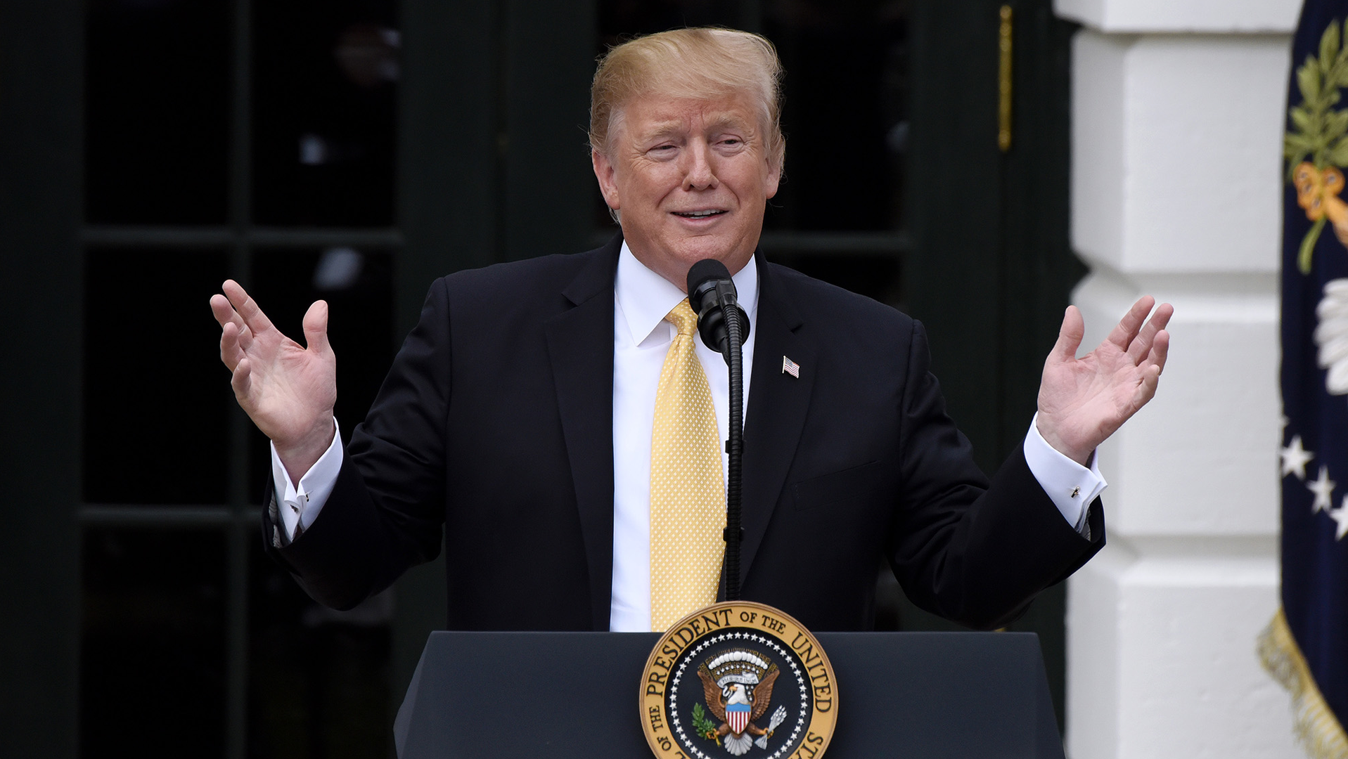 President Donald Trump on Tuesday at the White House.