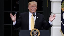 President Donald Trump on Tuesday at the White House. President Donald Trump on Tuesday at the White House.