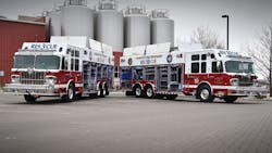 Manufacturers say if a layout works particularly well, departments should consider standardizing it for all similar apparatus, like this pair of SVI Trucks heavy rescues delivered to the Charlotte, NC, Fire Department. Manufacturers say if a layout works particularly well, departments should consider standardizing it for all similar apparatus, like this pair of SVI Trucks heavy rescues delivered to the Charlotte, NC, Fire Department.