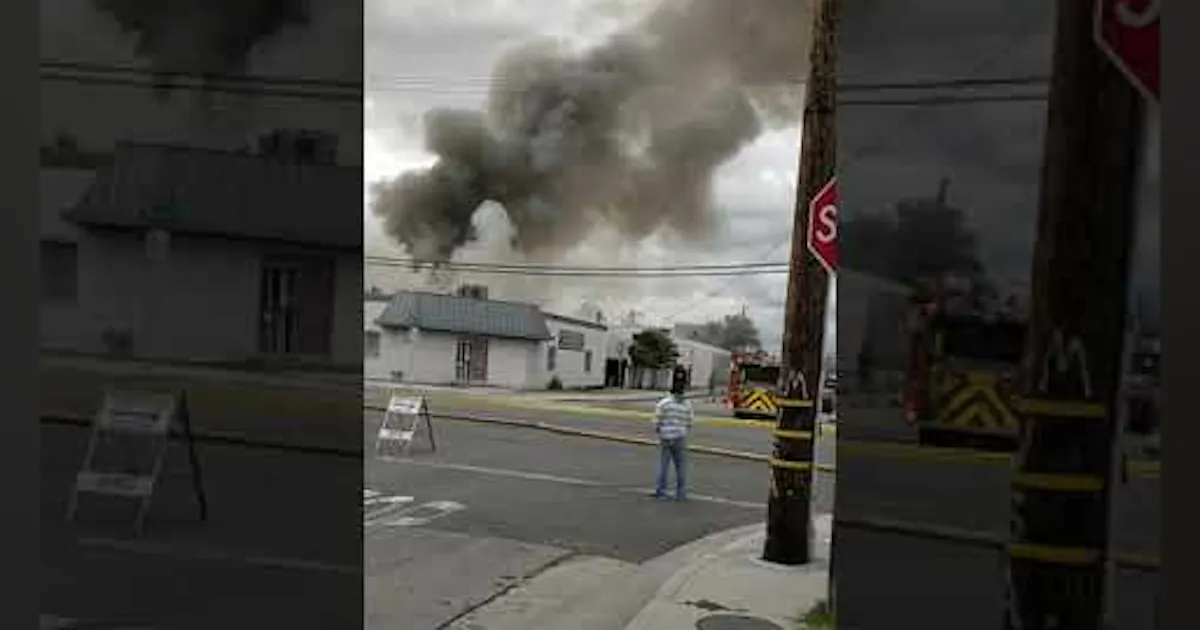 Watch Ladder Pipe Fail Los Angeles County Firefighters | Firehouse