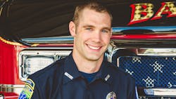 Baraboo, WI, Fire Capt. Tyler Greenwood. Baraboo, WI, Fire Capt. Tyler Greenwood.