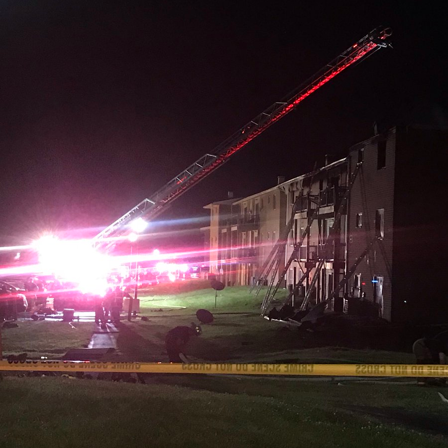 Baltimore Co 2 Alarm Apartment Fire (md)