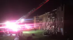 Baltimore Co 2 Alarm Apartment Fire (md)