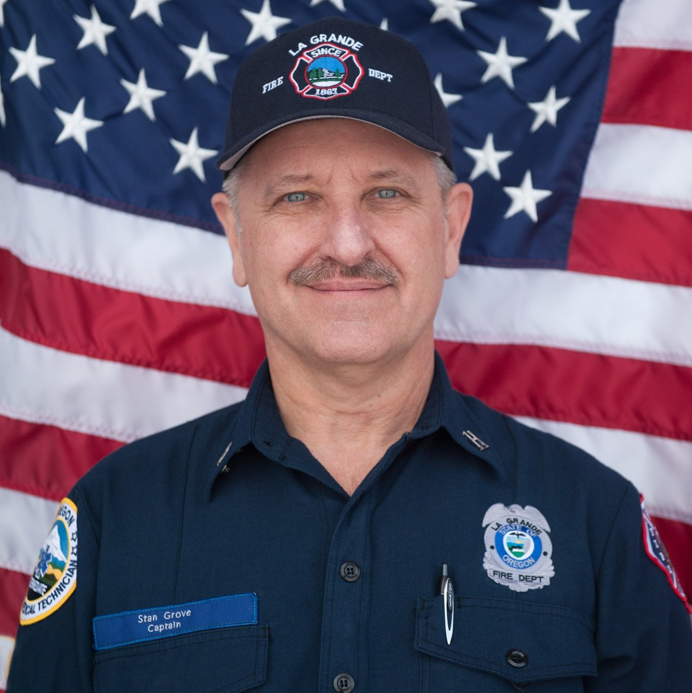 La Grande, OR, Fire Capt. Stan Grove.