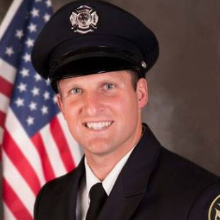 Appleton firefighter Mitch Lundgaard.