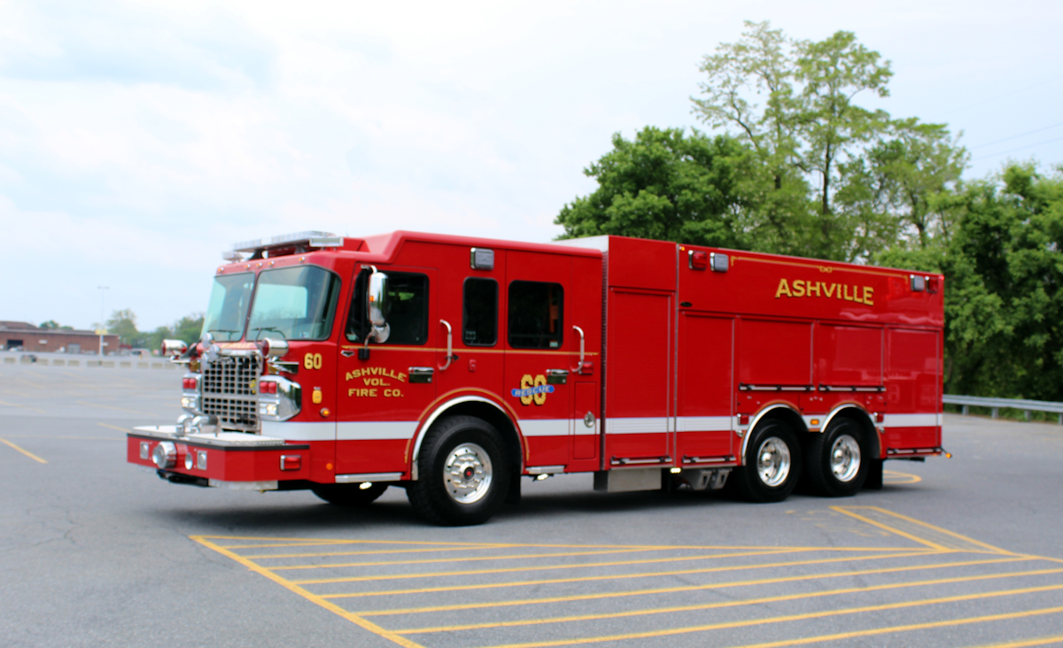 Ashville, PA, Vol. Fire Co. Puts a Unique Rescue Pumper Tender in
