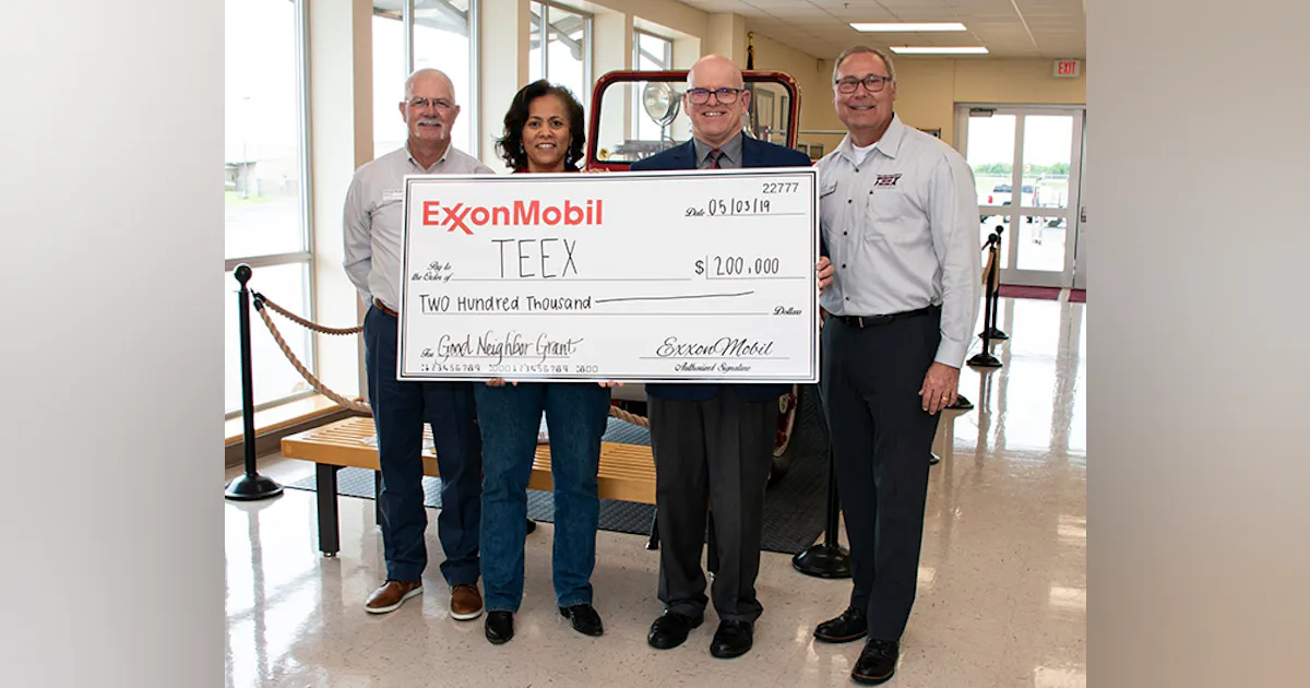 ExxonMobil, Texas A&M to Establish Emergency Response Training Course ...