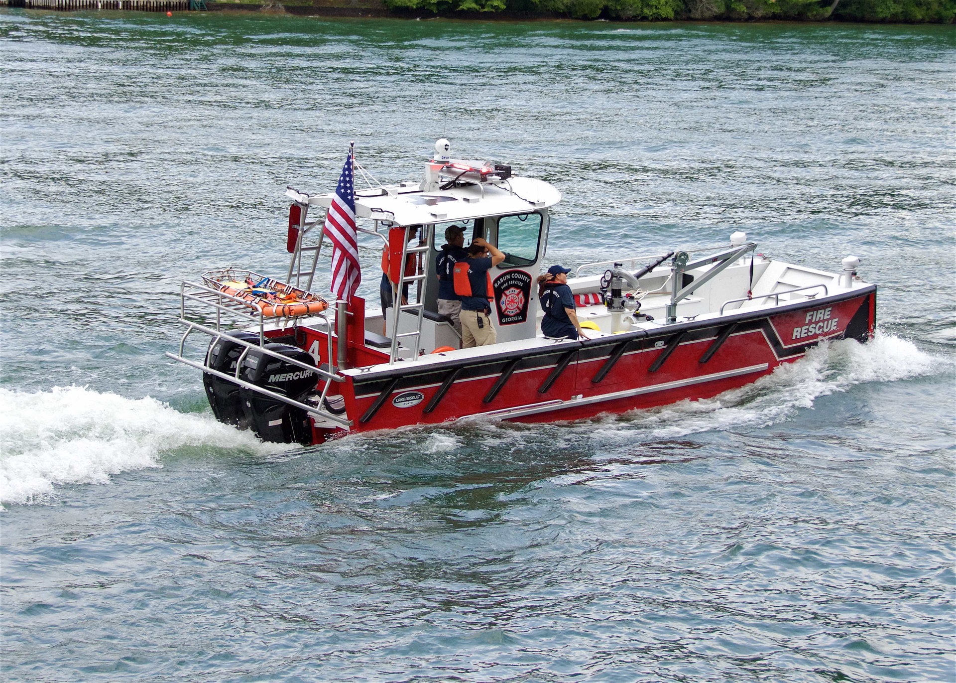 Lake Assault Fireboat Rabun County 5cdd8cef2cc78