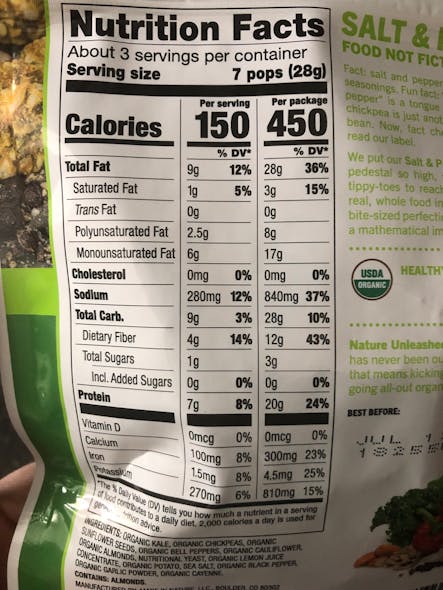 Notice how the nutrition label on this Made In Nature product details &ldquo;added sugar&rdquo; in addition to total sugar.