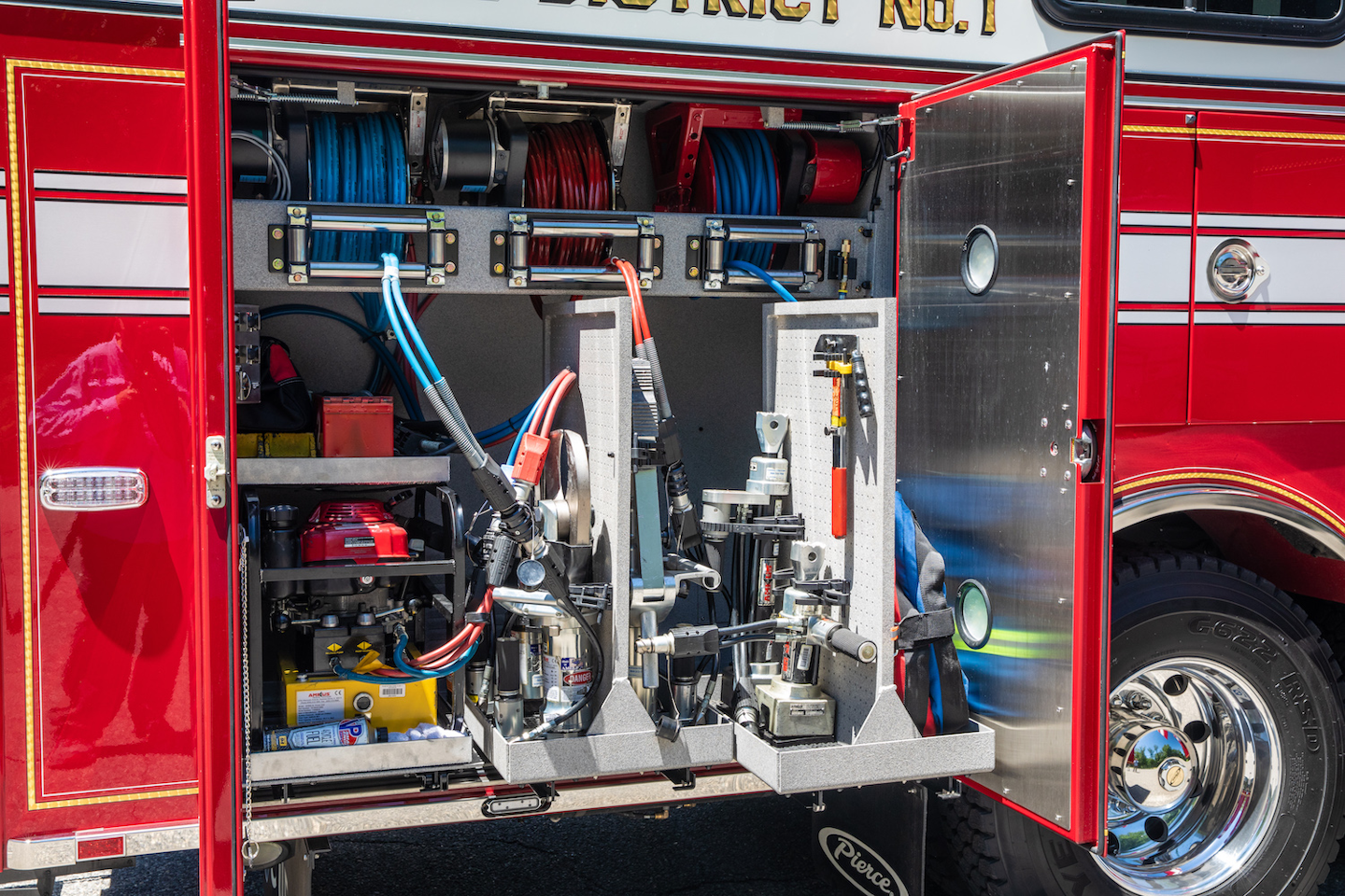 Fire Truck Firefighter Rescue Rig Tool Compartments Design Access