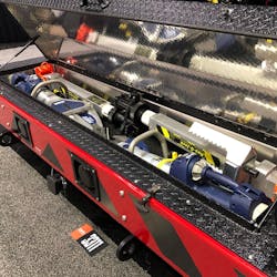 SVI Trucks has developed a new front bumper design which is well suited for extrication tools. SVI Trucks has developed a new front bumper design which is well suited for extrication tools.