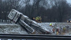 That apparatus shown in the photo 1 did, in fact, rollover just as some had predicted it might. That apparatus shown in the photo 1 did, in fact, rollover just as some had predicted it might.