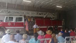 Covington, LA, Fire Department officials showed off the improvements to its newly renovated Ernest J. Cooper Memorial Fire Station on Wednesday. Covington, LA, Fire Department officials showed off the improvements to its newly renovated Ernest J. Cooper Memorial Fire Station on Wednesday.
