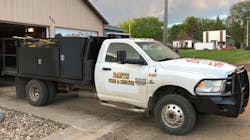 Dante, SD, Fire Department&apos;s new brush apparatus has been dedicated to the firefighter Mike Van Duysen&apos;s late children, who died in an October 2018 car accident.