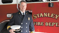 Stanley, NC, Fire Chief Eric Withers.