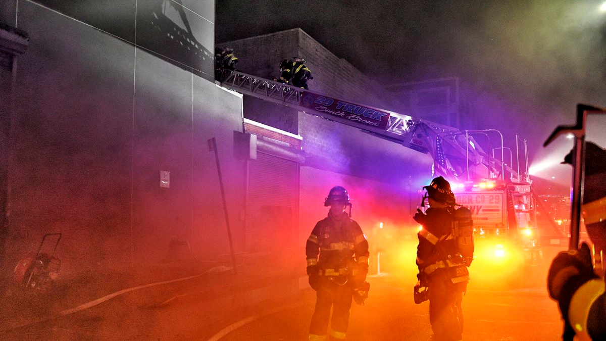Three-Alarm Recycling Plant Fire Hospitalizes FDNY Firefighters | Firehouse