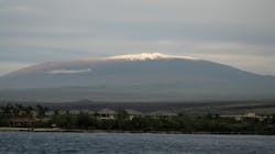 Hawaii County firefighters rescued a man who broke his leg while trying to take photos atop Mauna Kea on Monday night. Hawaii County firefighters rescued a man who broke his leg while trying to take photos atop Mauna Kea on Monday night.