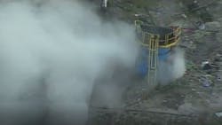 Two Miami-Dade firefighters were injured battling a blaze at a recycling facility in Doral early Friday. Two Miami-Dade firefighters were injured battling a blaze at a recycling facility in Doral early Friday.