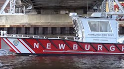 In 2016, Newburgh, NY, Fire Department's sophisticated boat replaced the department's old 1998 water vehicle, something firefighters are thankful for now that boating season has begun. In 2016, Newburgh, NY, Fire Department's sophisticated boat replaced the department's old 1998 water vehicle, something firefighters are thankful for now that boating season has begun.