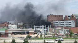 A three-alarm fire broke at a Providence, RI, power station after a transformer exploded and caught fire Saturday.
