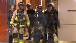 San Diego, CA, firefighters rescued two women who were trapped in an elevator for three hours Wednesday night.