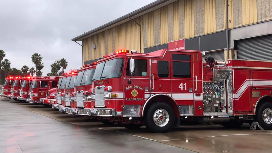 San Diego FD Unveils 10 New Pieces of Apparatus Firehouse